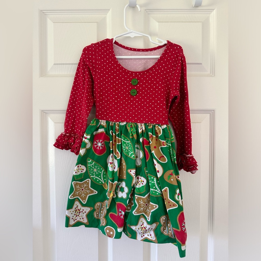 Toddler Girl Eleanor Rose Christmas dress